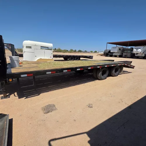 20'+5' Flatbed Trailer with Dovetail - Image 3