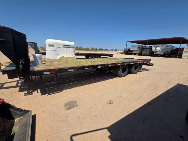 20'+5' Flatbed Trailer with Dovetail