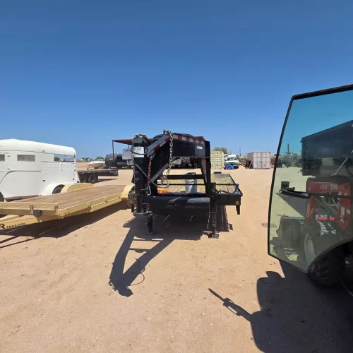 20'+5' Flatbed Trailer with Dovetail - Image 2