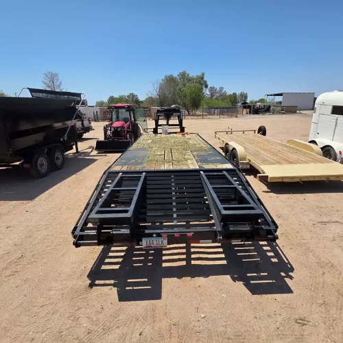 20'+5' Flatbed Trailer with Dovetail